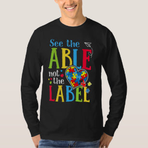 Bekijk het etiket niet het geluid van Puzzle Love T-shirt