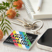 Bekijk het Inspirerend van de Ability Disability P Sleutelhanger (Voorkant Rechts)