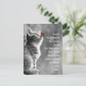 Bekijk het leven in het Motivatie prijsopgave voor Briefkaart (Staand voorkant)