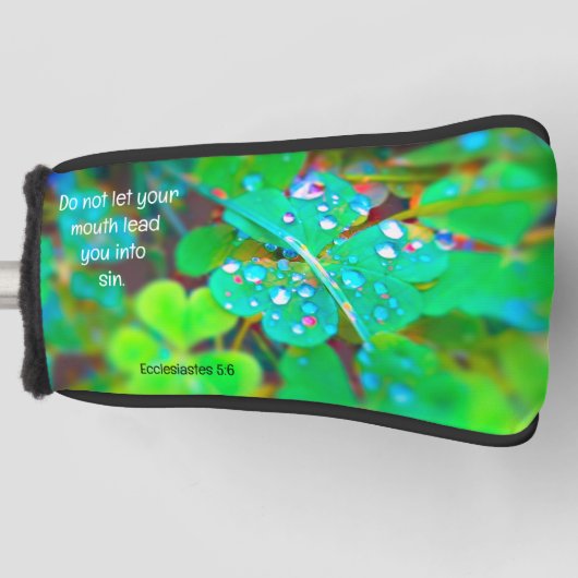 Bekijk het Mouth Golf Putter Hoesje Golfheadcover (Voorkant)