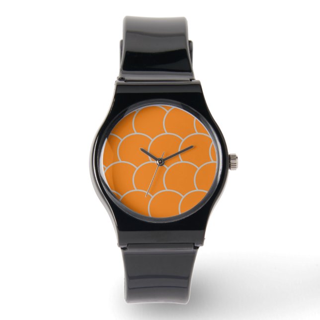 Bekijk het ontwerp van de schubben van de vis horloge (Voorkant)