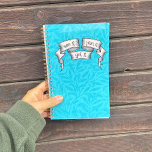 Bekijk het plan en krijg het kleine planner<br><div class="desc">Zie het Plan het krijgt het Kleine Planner met bladeren en patronen van turquoise</div>