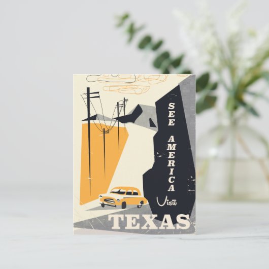 Bekijk het poster van het traditionele reizen van  briefkaart (Staand voorkant)