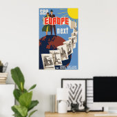 Bekijk het Poster voor de volgende reisreis in Eur (Thuiskantoor)