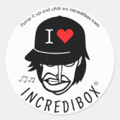 BEKIJK HET RONDE STICKER (Voorkant)