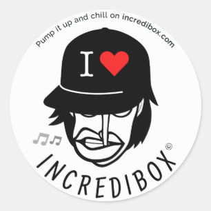 BEKIJK HET RONDE STICKER