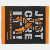 BEKIJK HET...RSD/CRPS FLEECE DEKEN (Voorkant (Horizontaal))