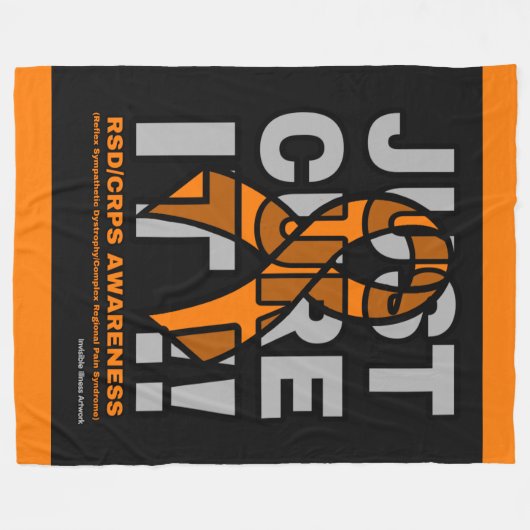 BEKIJK HET...RSD/CRPS FLEECE DEKEN (Voorkant (Horizontaal))