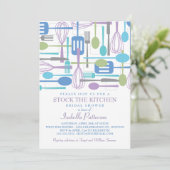 Bekijk het Vrijgezellenfeest Keukenretro Kaart (Staand voorkant)