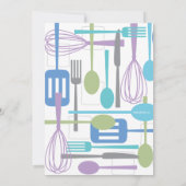 Bekijk het Vrijgezellenfeest Keukenretro Kaart (Achterkant)