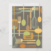 Bekijk het Vrijgezellenfeest Keukenretro Kaart (Achterkant)