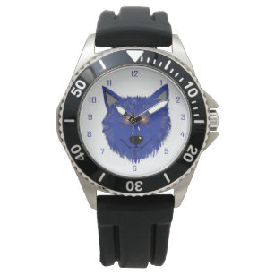 Bekijk het Wolf Brand Blue Wolf Sports Watch Horloge