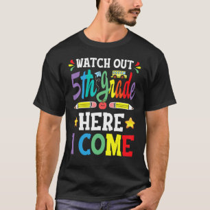 Bekijk hier de 5de graad en kom ik uit de 4de graa t-shirt