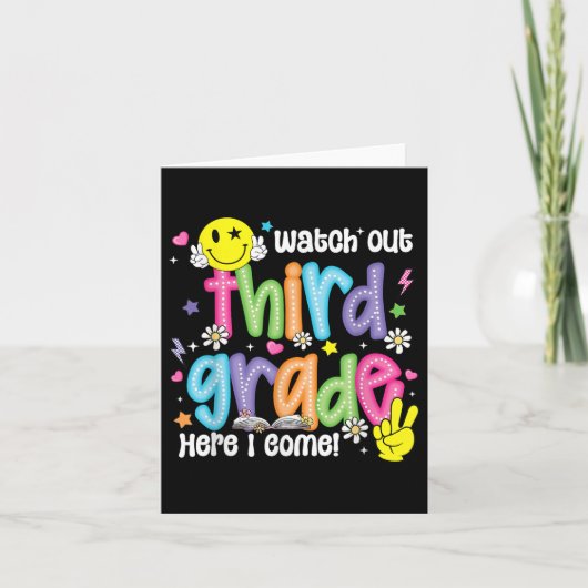 Bekijk hier de derde klas en kom op de derde klas kaart (Voorkant)