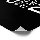 Bekijk hoe je denkt dat ze jouw acties worden poster (Hoek)