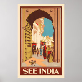 Bekijk India Poster