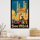 Bekijk India Poster (Keuken)