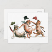 Bekijk je Stap Katten van Louis Wain Briefkaart (Voorkant / Achterkant)