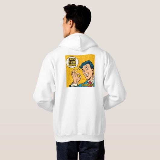 Bekijk jouw spullen Hoodie - Unisex (Achterkant volledig)