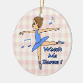 Bekijk me Dance Keramisch Ornament (Links)