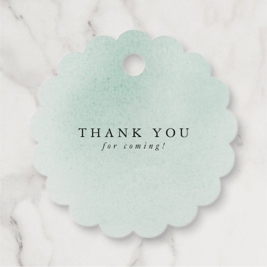 Bekijk me groeien - vetplanten groen Baby shower Bedankjes Labels (Achterkant)