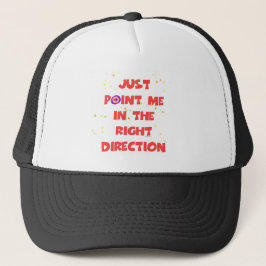BEKIJK ME IN DE JUISTE RICHTING TRUCKER PET