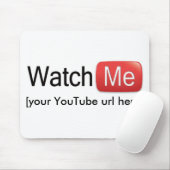 Bekijk me op YouTube (Basic) Muismat (Met muis)