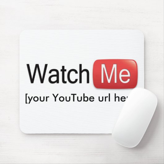 Bekijk me op YouTube (Basic) Muismat (Met muis)