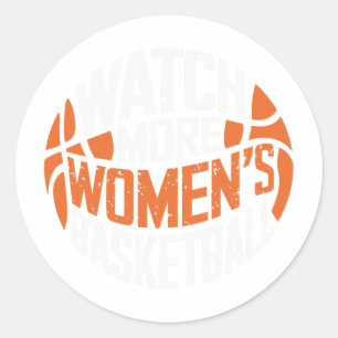 Bekijk Meer Vrouwen Sketll Moedig Motivatie  Ronde Sticker