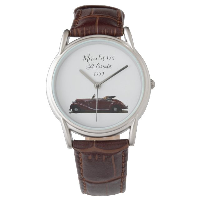 BEKIJK MERCEDES 170 SA CABRIOLET 1950 HORLOGE (Voorkant)