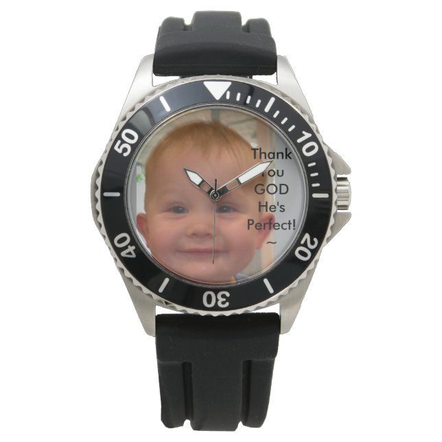Bekijk mij Grow Photo Watch van Zazz_it Horloge (Voorkant)