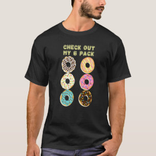 Bekijk mijn 6-pack fitness van de gym Donut T-shirt