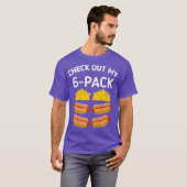 Bekijk mijn 6 pack meican tacos hotdog taco t-shirt (Voorkant volledig)