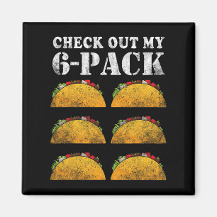 Bekijk mijn 6 pack met taco's voor Cinco de Ma Magneet