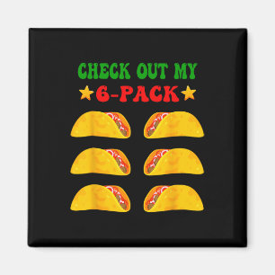 Bekijk mijn 6 pack met taco's voor Cinco de Ma Magneet