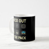 Bekijk mijn 6-pack piloot koffiemok (Voorkant links)