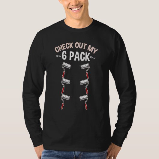 Bekijk mijn 6-pack roller t-shirt (Voorkant)