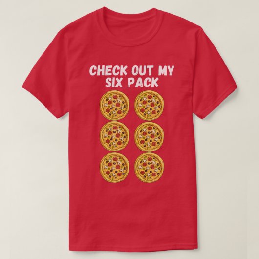 Bekijk mijn 6-pack Shirt T-Shirt (Design voorkant)