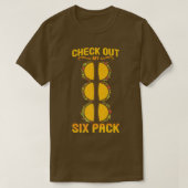 Bekijk mijn 6-pack T-shirt Funny Pack van 6 Gym (Design voorkant)