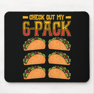 Bekijk mijn 6-pack Taco Fast Food Cinco de Mayo M Muismat