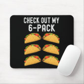 Bekijk mijn 6 Pack Taco Funny Cinco de Mayo M Muismat (Met muis)