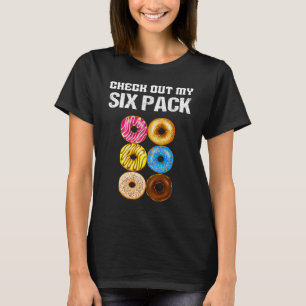 Bekijk mijn 6-pak Donut grappige gezegde gym T-shirt