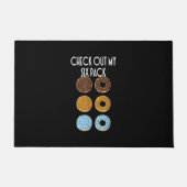 Bekijk mijn 6-pak Donut Gym Deurmat (Voorkant)