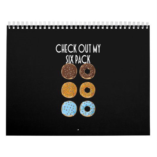 Bekijk mijn 6-pak Donut Gym Kalender (Hoes)