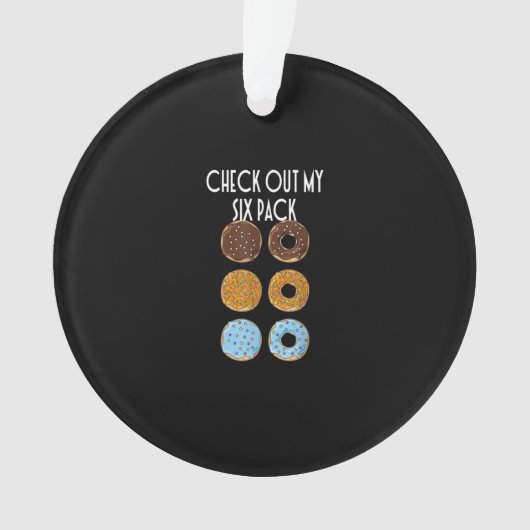 Bekijk mijn 6-pak Donut Gym Ornament (voorkant)
