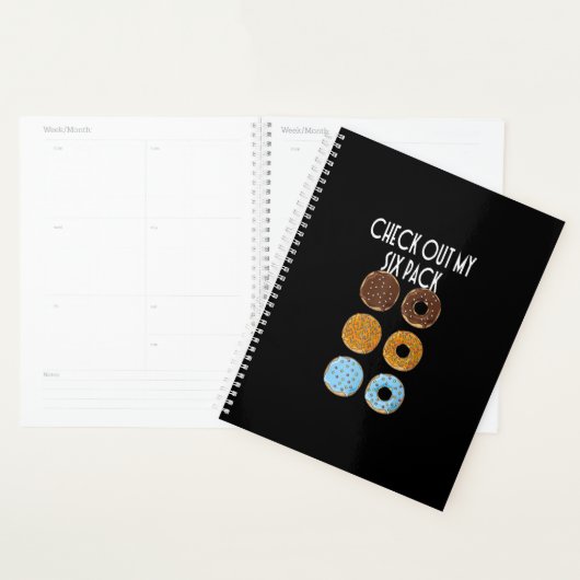 Bekijk mijn 6-pak Donut Gym Planner (Display)