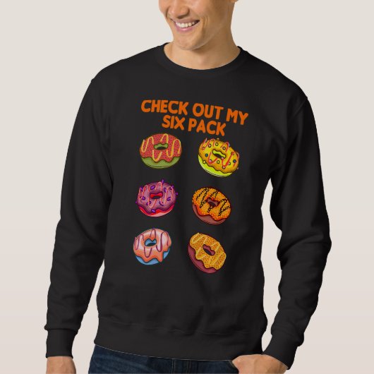 Bekijk mijn 6-pak Donut Gym Trui (Voorkant)