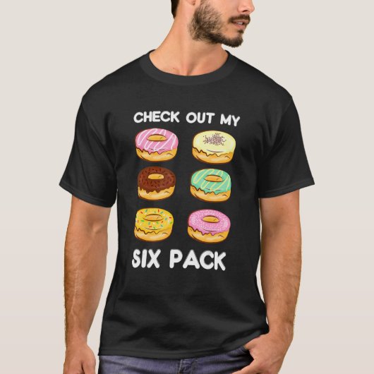 Bekijk mijn 6-pak Donut Gym Workout T-shirt (Voorkant)
