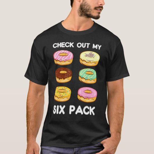 Bekijk mijn 6-pak Donut Gym Workout T-shirt (Voorkant)