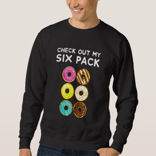 Bekijk mijn 6-pak Donuts Gym Trui (Voorkant)
